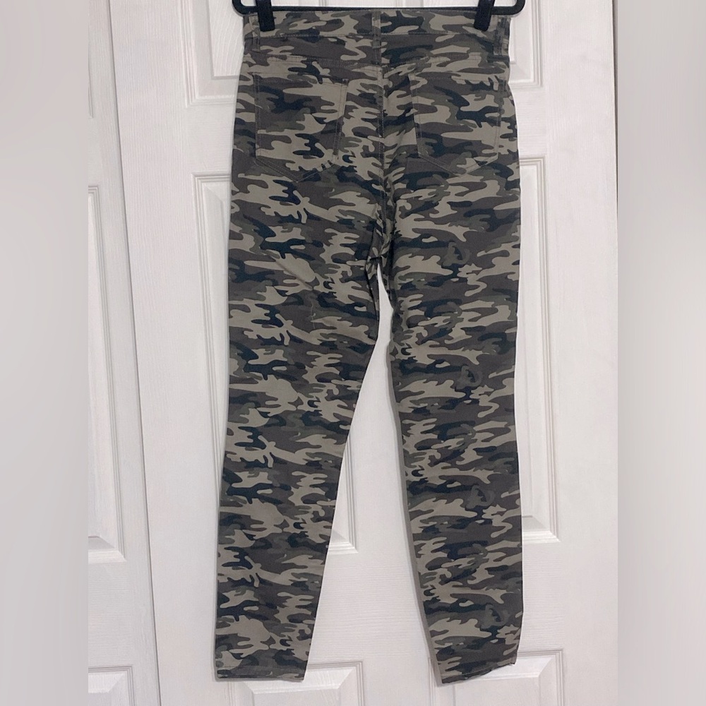 NOBO Camo Green High Rise Skinny Jeans Size 13 (Juniors) - Picture 4 of 9